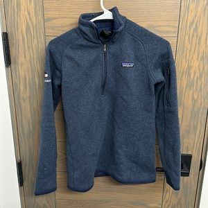 PATAGONIA NAVY QUARTER ZIP